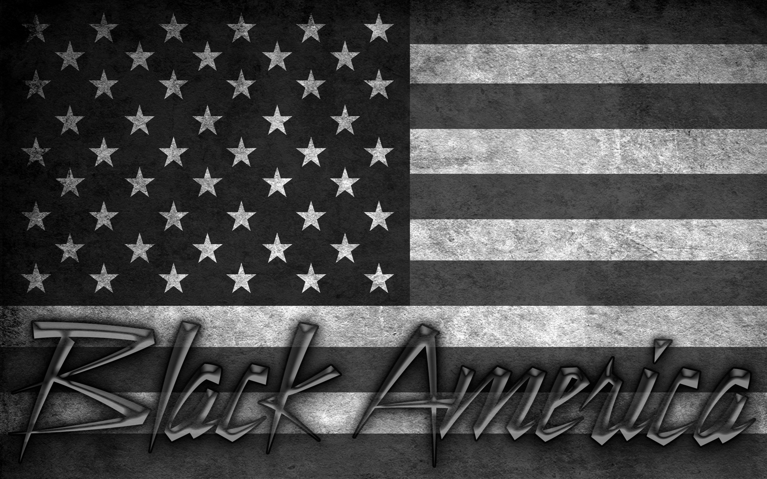 Black American Flag Randi Bryant